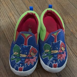 Kids' Slip-On Character Sneakers in Blue, Green and Red size toddler 10